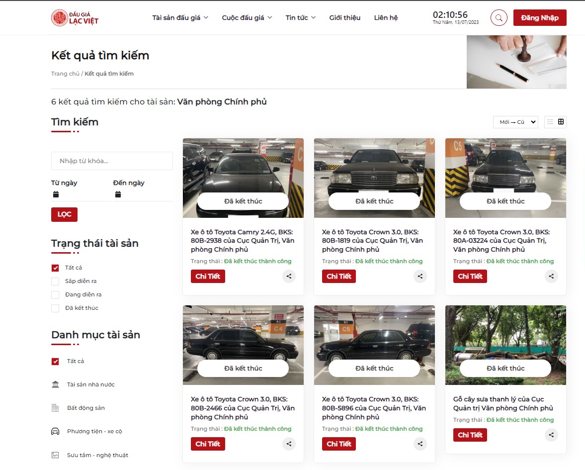 Lac Viet Auction system